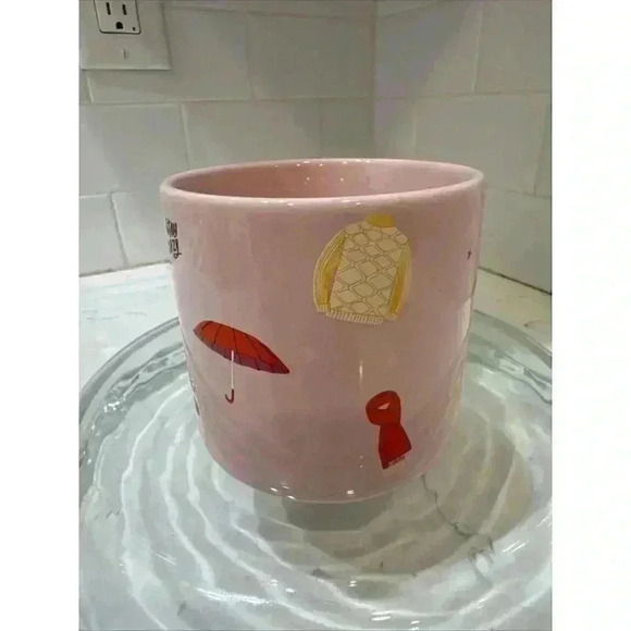 Starbucks Pink Ceramic Mug 12oz Fall Sweater Weather Drink Cup. - Picture 10 of 13